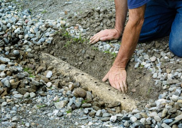 French Ditch Installation in Chesterfield