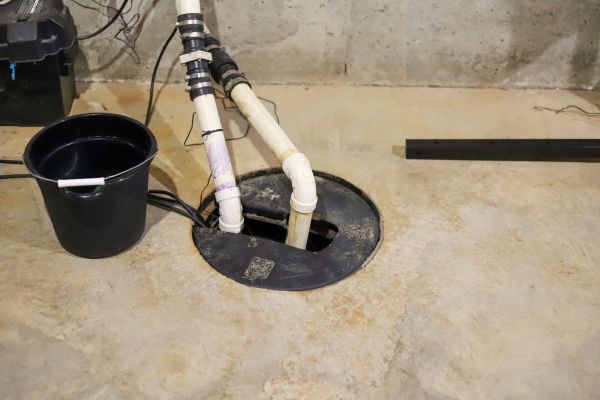 Interior Basement Drainage in Chesterfield
